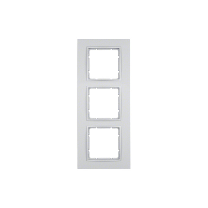 Berker Cadre alu/mat triple 10136424