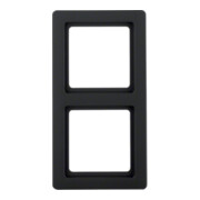 Berker Cadre anthracite/satiné 2 fois 10126086-3