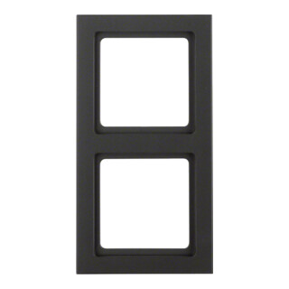 Berker Cadre anthracite/satiné 2 fois 10126096