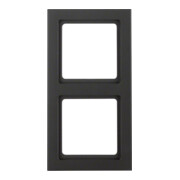 Berker Cadre anthracite/satiné 2 fois 10126096-1