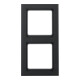 Berker Cadre anthracite/satiné 2 fois 10126096