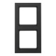Berker Cadre anthracite/satiné 2 fois 10126096