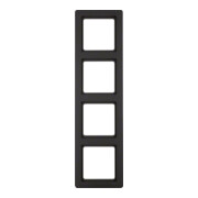Berker Cadre anthracite/satiné 4 fois 10146086-1