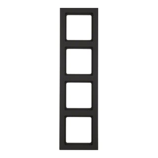Berker Cadre anthracite/satiné 4 fois 10146096