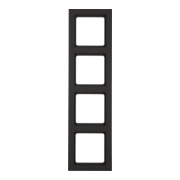 Berker Cadre anthracite/satiné 4 fois 10146096-1
