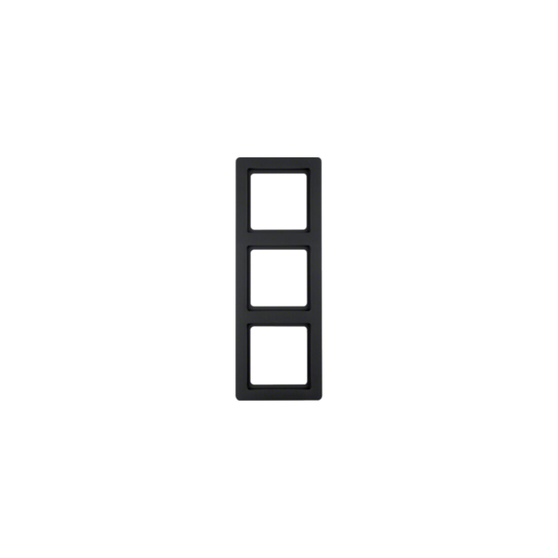Berker Cadre anthracite/satiné triple 10136086