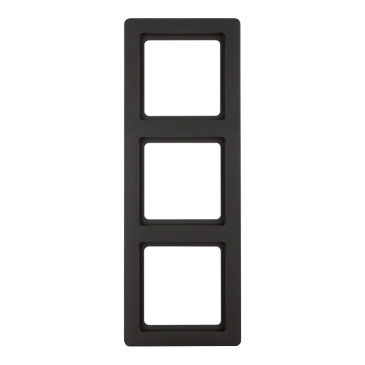 Berker Cadre anthracite/satiné triple 10136086