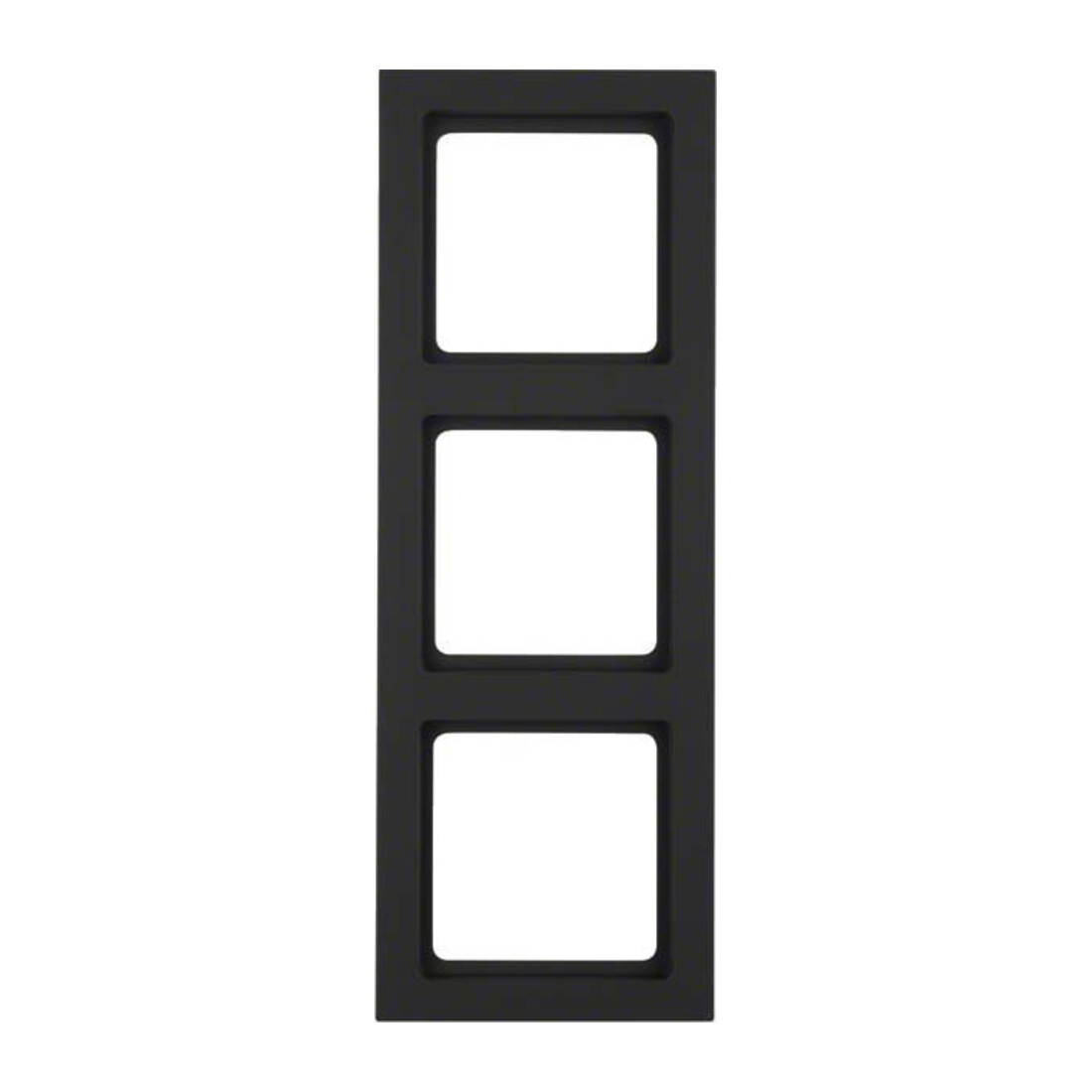 Berker Cadre anthracite/satiné triple 10136096