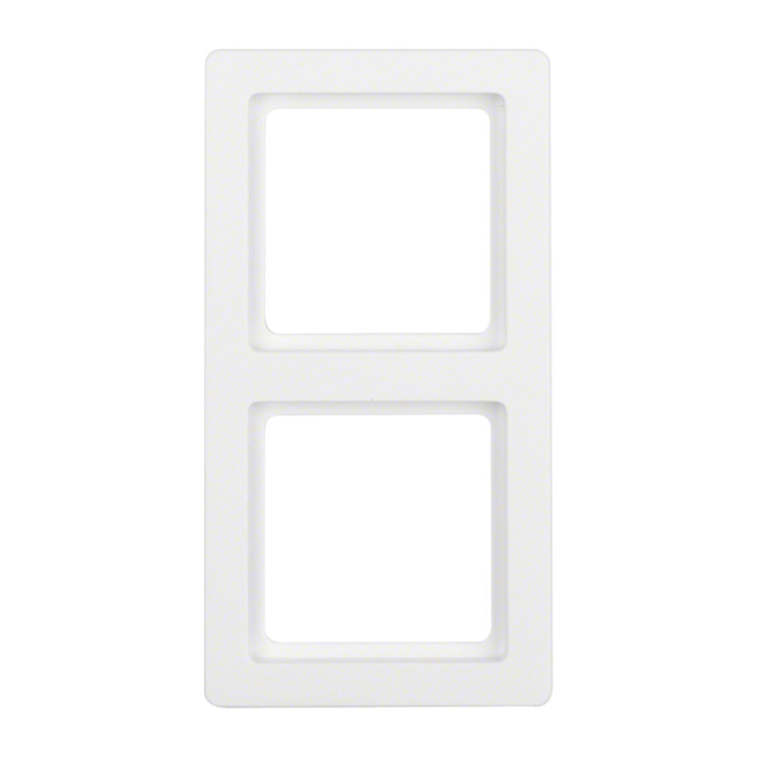 Berker Cadre blanc polaire, velours, 2 fois 10126089
