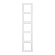 Berker Cadre blanc polaire, velours 5 fois 10156089-1
