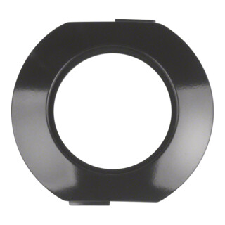 Berker Cadre combiné noir/gris cadre central 138151