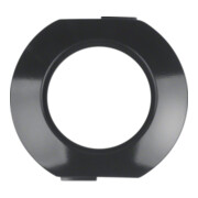 Berker Cadre combiné noir/gris cadre central 138151-3