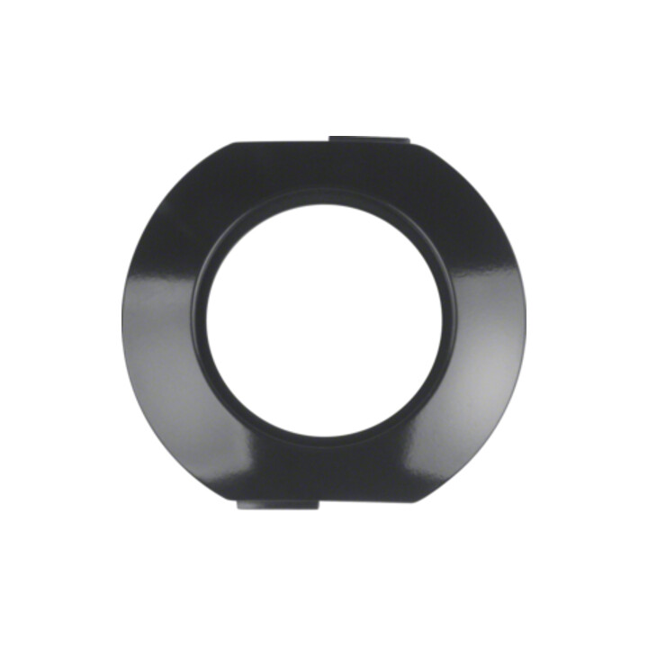 Berker Cadre combiné noir/gris cadre central 138151