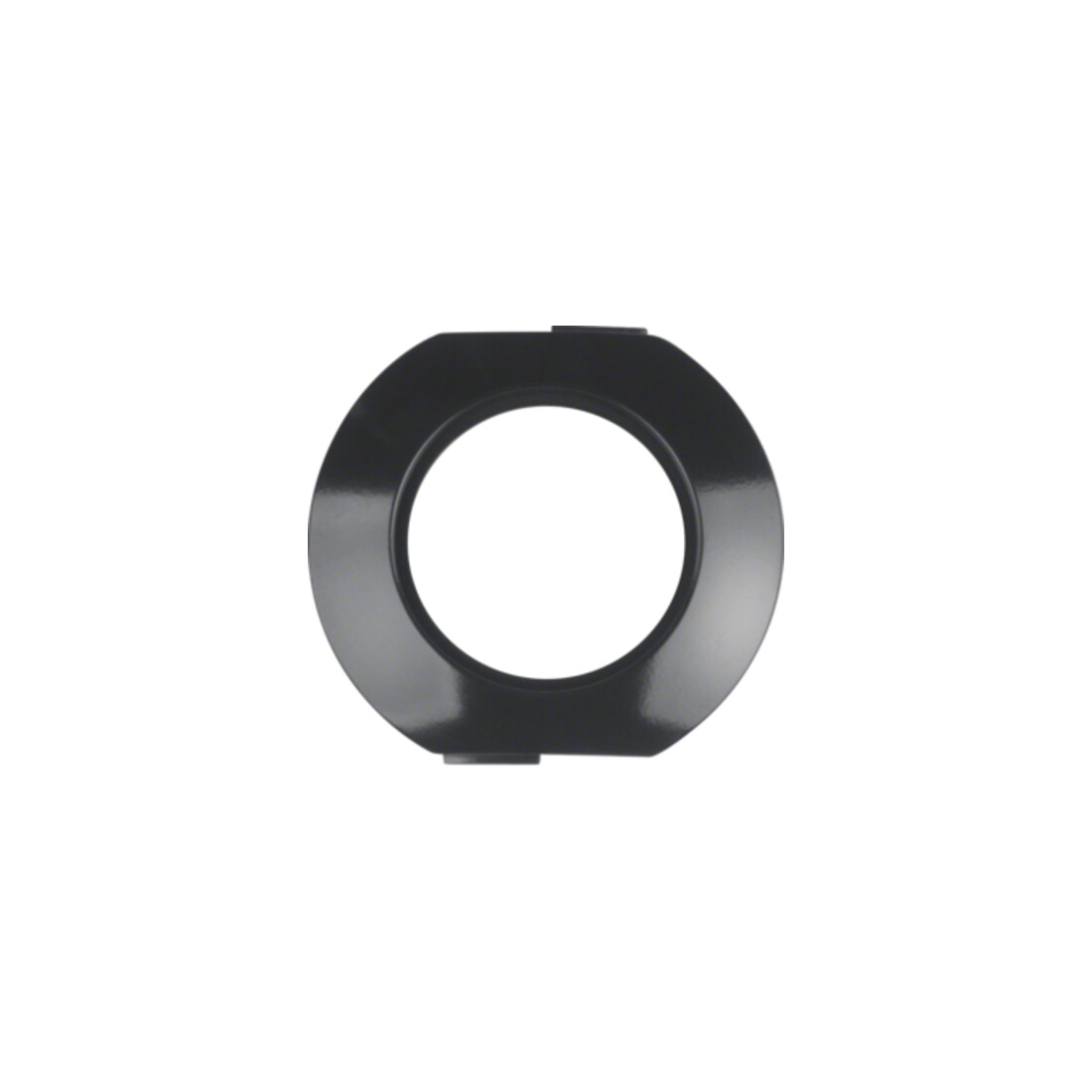 Berker Cadre combiné noir/gris cadre central 138151