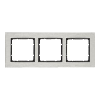 Berker Cadre Eds/anth 3 fois horizontal 10233606
