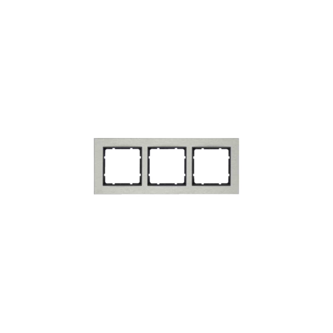 Berker Cadre Eds/anth 3 fois horizontal 10233606