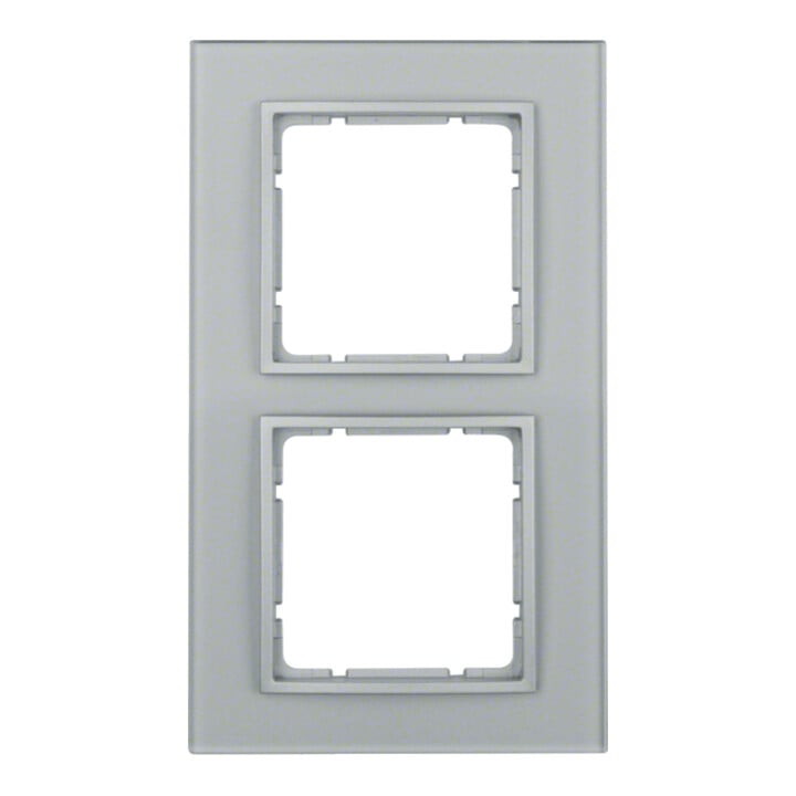 Berker Cadre en verre 2 fiches 10126414