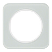 Berker Cadre en verre/pows 1 poste, rond 10112109-3