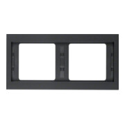 Berker Cadre K.1 2 fois horizontal anthracite 13637006-1