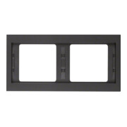 Berker Cadre K.1 2 fois horizontal anthracite 13637006-3