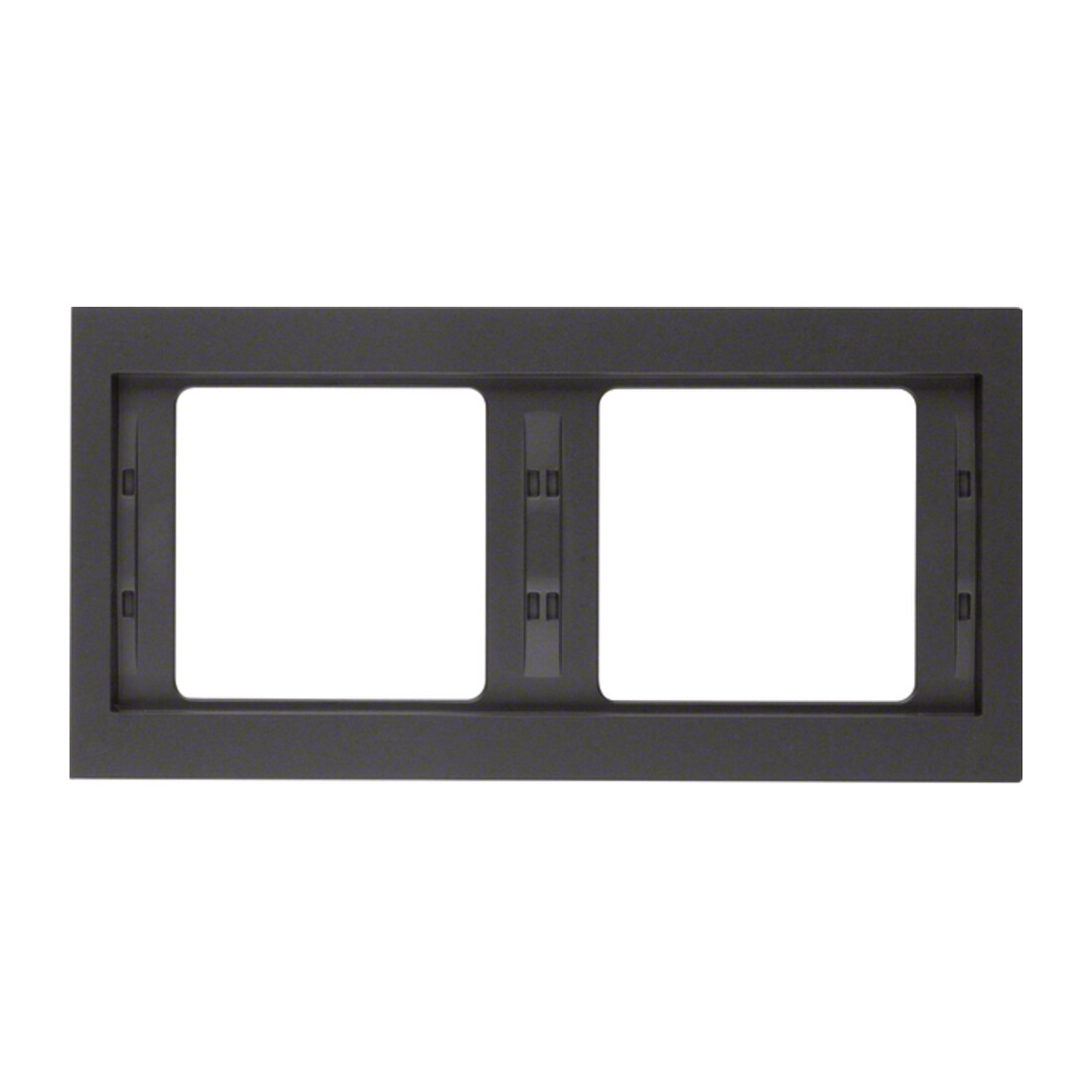 Berker Cadre K.1 2 fois horizontal anthracite 13637006