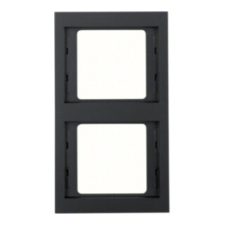 Berker Cadre K.1 2 fois vertical anthracite 13237006