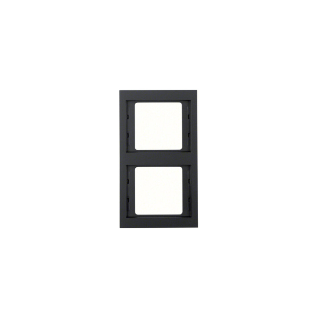 Berker Cadre K.1 2 fois vertical anthracite 13237006