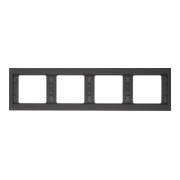 Berker Cadre K.1 4 fois horizontal anthracite 13837006-1