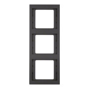 Berker Cadre K.1 triple vertical anthracite 13337006-1