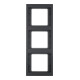 Berker Cadre K.1 triple vertical anthracite 13337006