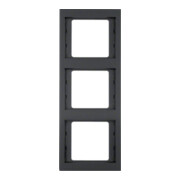 Berker Cadre K.1 triple vertical anthracite 13337006-3