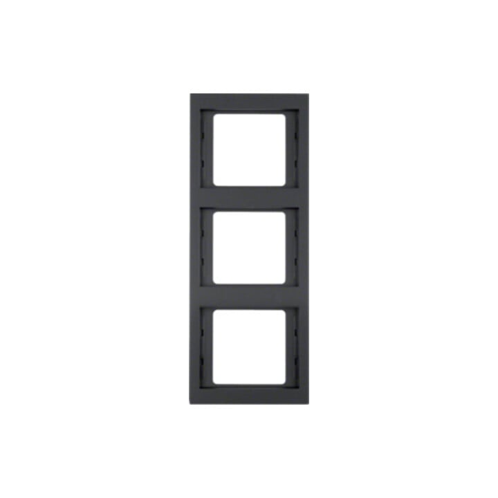 Berker Cadre K.1 triple vertical anthracite 13337006