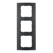 Berker Cadre noir/anthracite triple 10133005-3