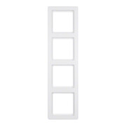 Berker Cadre polarblanc, avec 4-fach 10146089-1