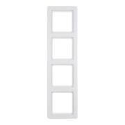 Berker Cadre polarblanc, avec 4-fach 10146089-3