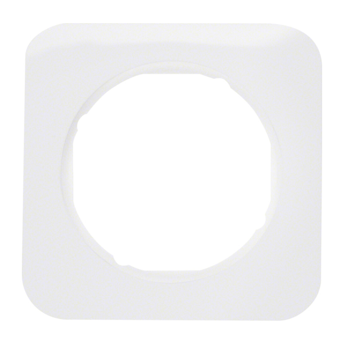Berker Cadre pows/gl 1 poste, rond 10112189