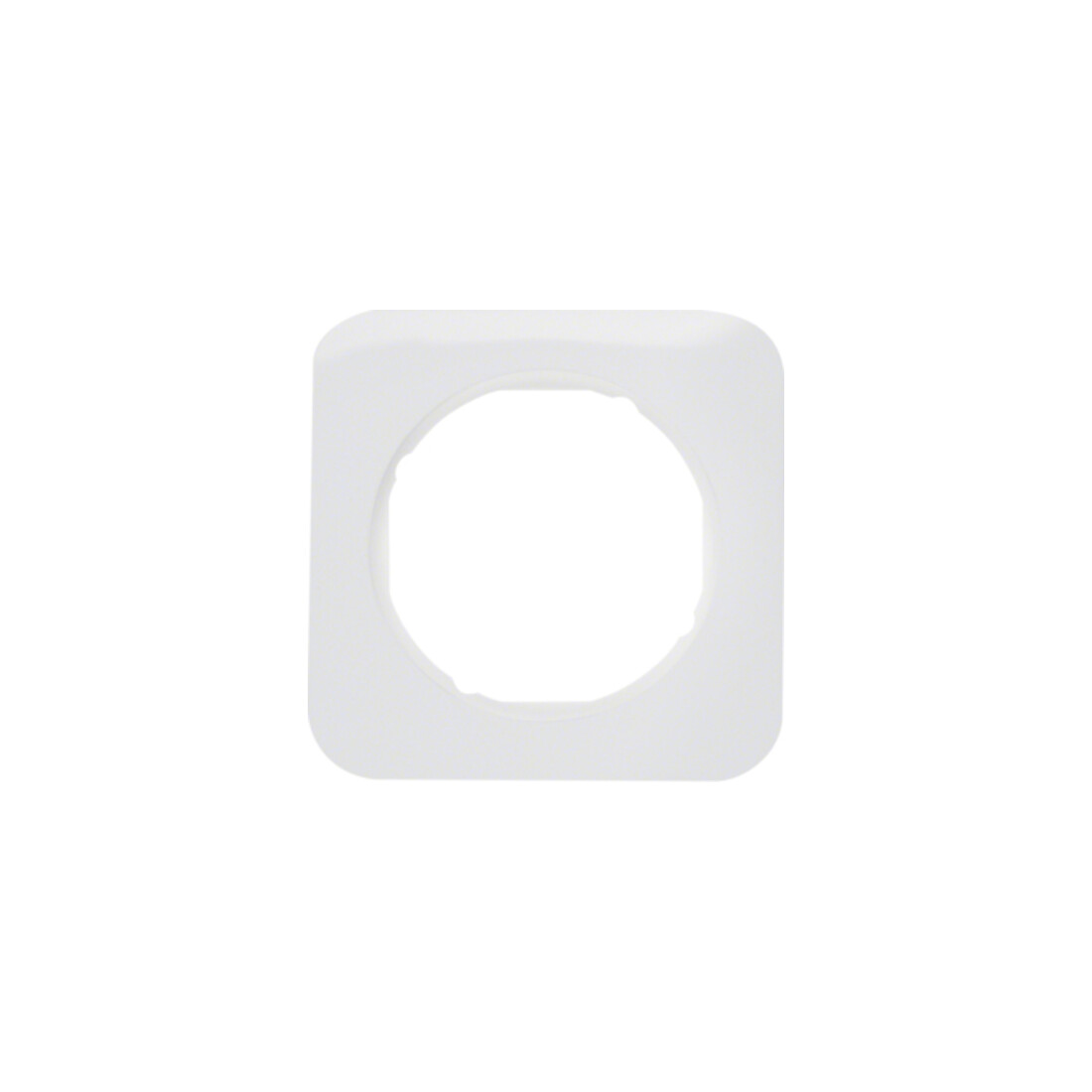 Berker Cadre pows/gl 1 poste, rond 10112189