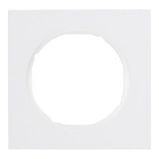 Berker Cadre pows/gl 1 poste, rond 10112289