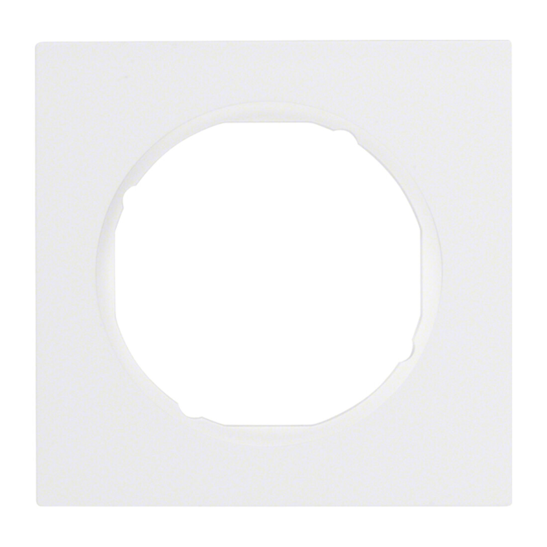 Berker Cadre pows/gl 1 poste, rond 10112289