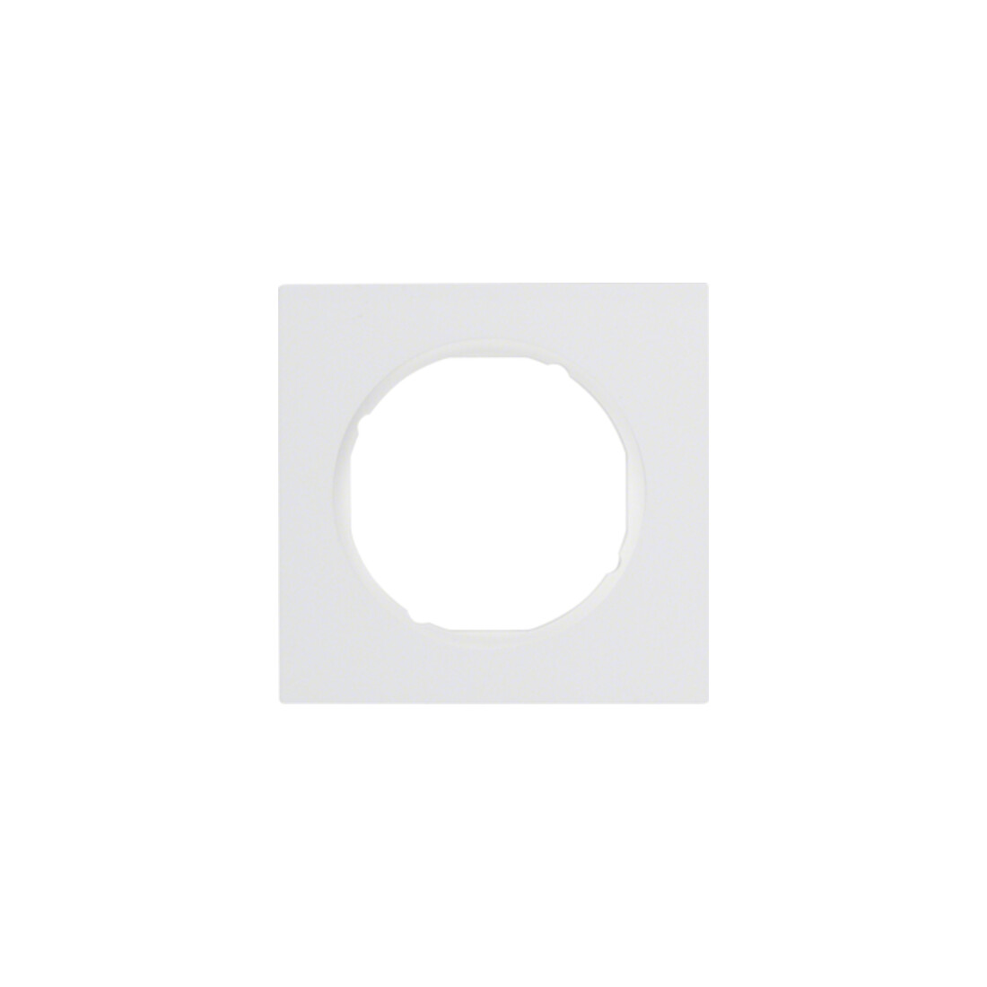 Berker Cadre pows/gl 1 poste, rond 10112289