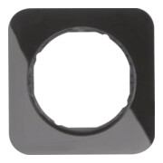 Berker Cadre sw/gl 1 poste, rond 10112145-1
