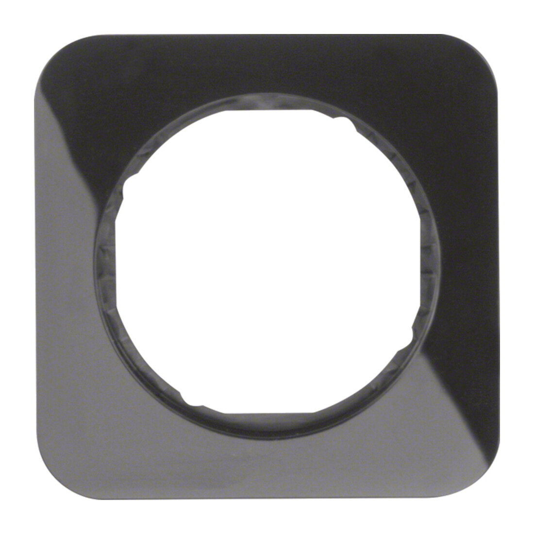 Berker Cadre sw/gl 1 poste, rond 10112145