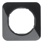 Berker Cadre sw/gl 1 poste, rond 10112145-3