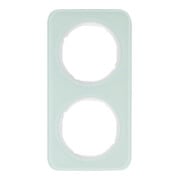 Berker Cadre verre/poussoir double 10122109-3