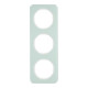 Berker Cadre verre/poussoir triple 10132109