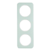 Berker Cadre verre/poussoir triple 10132109-3