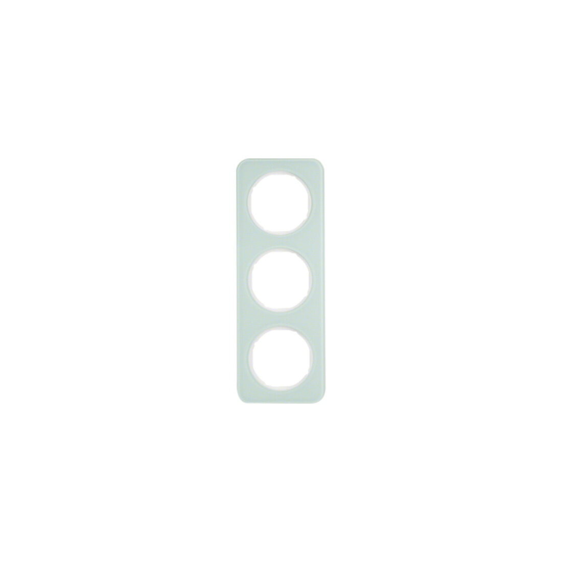 Berker Cadre verre/poussoir triple 10132109