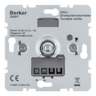 Berker DALI Drehpotenziometer Tunable white 2997