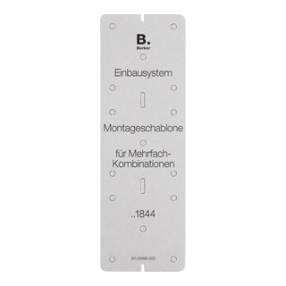 Berker EB-Montageschablone 91844