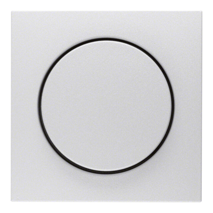 Berker Élément central alu mat avec bouton de réglage 11371404